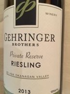 Gehringer - Private Reserve Riesling 08/09